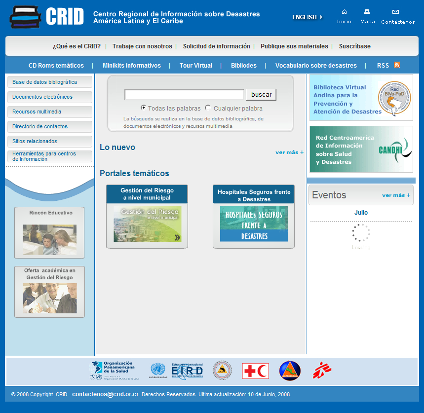 CRID | centro regional de información sobre desastres américa latina y el caribe