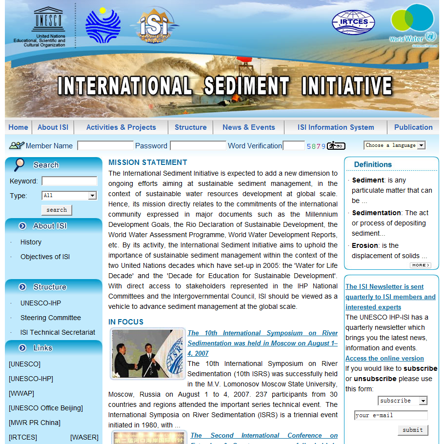 International Sediment Initiative