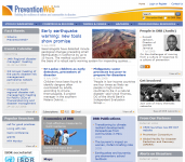 Preventionweb- building the resilience of nations and communities to disastersThumbnail