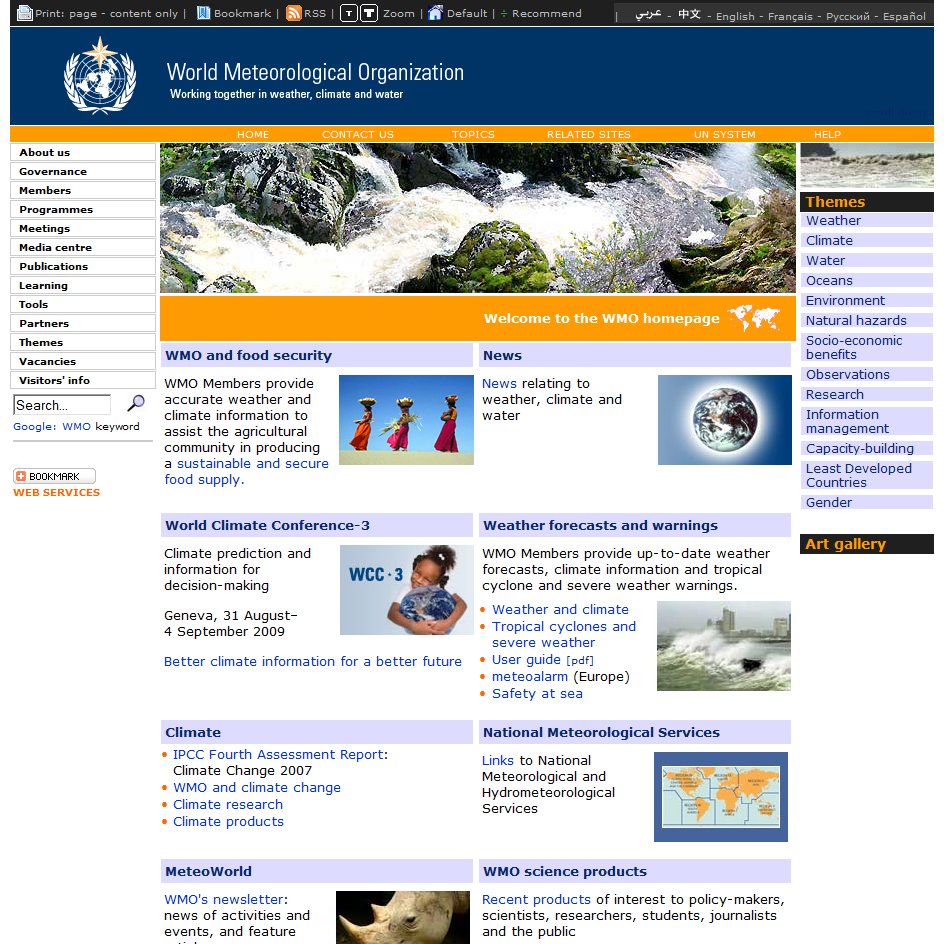 World Meteorological Organization (WMO)